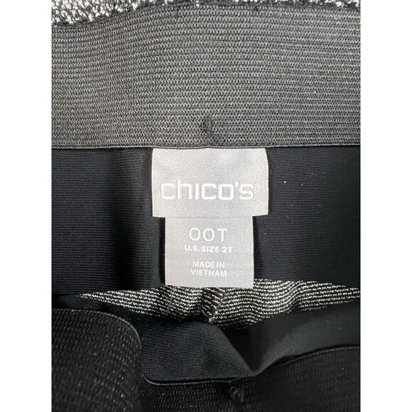 NWT Chicos Black So Slimming 360 Juliet Slim Leg Ankle Pants Chicos Sz 00T US 2T - Picture 5 of 7